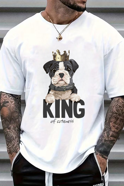 Sarah's Boutique Men's T-shirt – 100% cotton – "King"