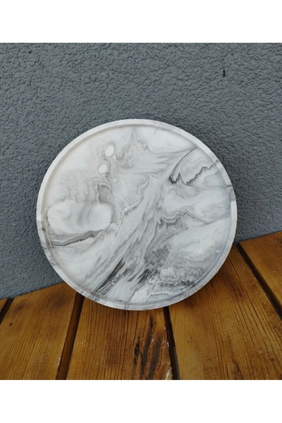 Mumlight Decorative round tray, candle plate, jewelry plate, coffee table sce...