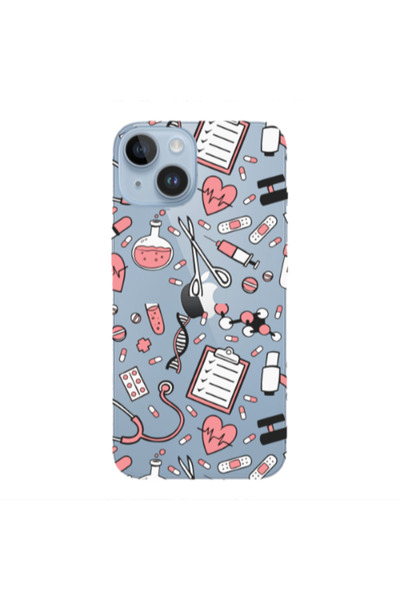 Other Apple iPhone 14 Plus Laboratory Transparent Silicone TPU Θήκη