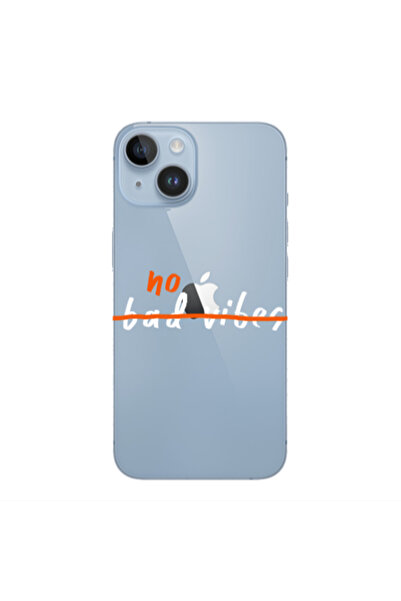 Other Apple iPhone 14 No bad vibes 2 Transparent Silicone TPU Θήκη