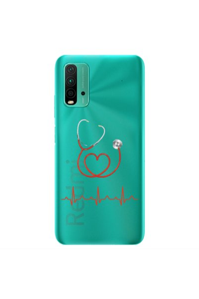 Other Xiaomi Redmi 9T Stethoscope Transparent Silicone TPU Θήκη