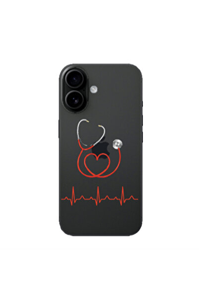 Other Apple Iphone 16 plus Stethoscope Transparent Silicone TPU Θήκη