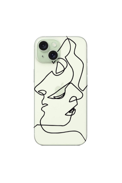 Other Apple iPhone 15 Plus intertwined Transparent Silicone TPU Θήκη