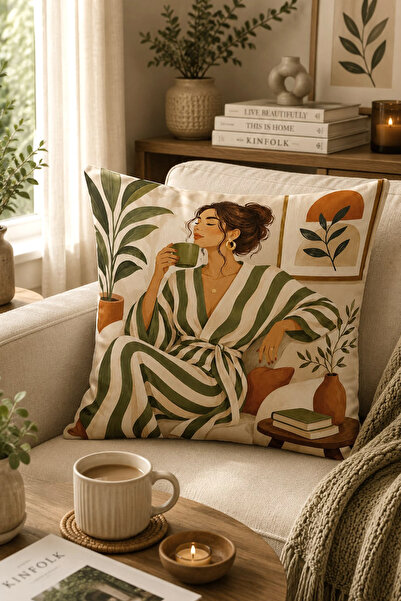 Bertille Home Σειρά Pop Art Κάλυμμα μαξιλαριού διπλής όψης με ψηφιακή εκτύπωσ...