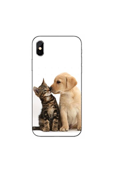 OEM Husa compatibila cu Apple iPhone XS Max Silicon Gel Tpu Model Pisicuta Ca...