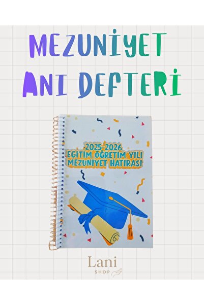 MEZUNİYET DEFTERİ - TATİL HEDİYESİ - ANI HATIRA DEFTERİ