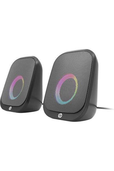 HP DHS-2113 2.0 Ηχεία με RGB 6W Μαύρα
