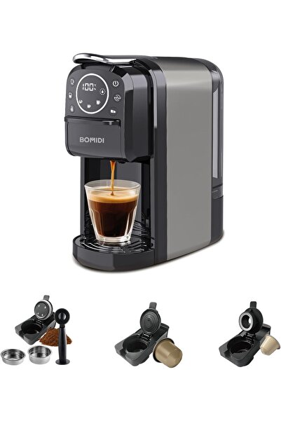 BOMIDI 3-IN-1 Capsule Coffee Machine, 20 Bar High Pressure, Adjustable Temp, ...