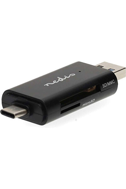 Nedis Αναγνώστης Καρτών USB 3.2 Κωδικός: CRDRU3110BK