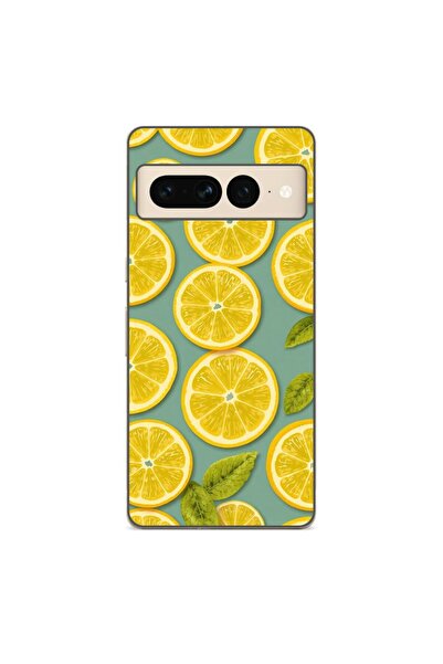 OEM Husa compatibila cu Google Pixel 7 Pro Silicon Gel Tpu Model Summer Lemon...