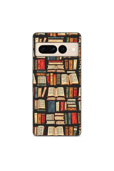 OEM Husa compatibila cu Google Pixel 8 Pro Silicon Gel Tpu Model Books Pattern