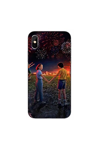 OEM Θήκη συμβατή με Apple iPhone X, από σιλικόνη gel TPU, μοντέλο Stranger Th...
