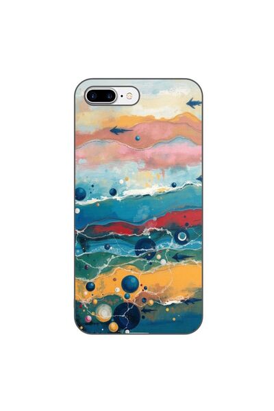 OEM Θήκη συμβατή με Apple iPhone 7 Plus, 8 Plus, από σιλικόνη gel TPU με ζωγρ...