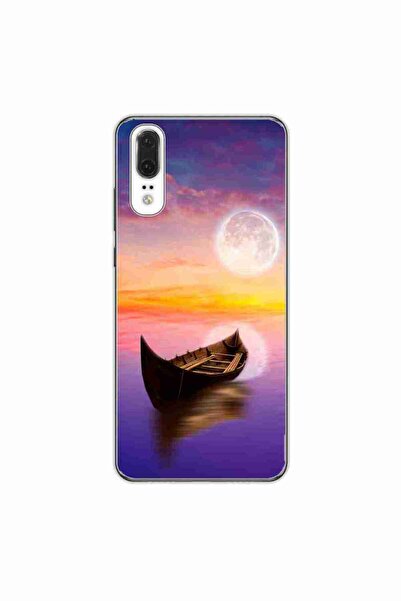OEM Θήκη συμβατή με Huawei P20 από σιλικόνη gel TPU, μοντέλο Moonlit Serenity