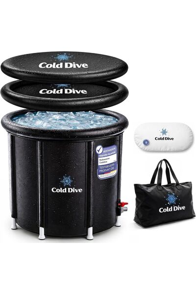 Dotail Ladă frigorifică pliabilă Cold Dive, 300L, pentru recuperare, 80 x 80 ...
