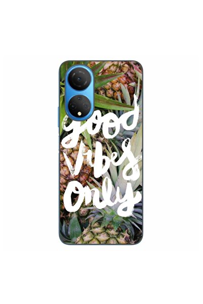 OEM Θήκη συμβατή με Honor X7, από σιλικόνη gel TPU, μοντέλο Good Vibes Only