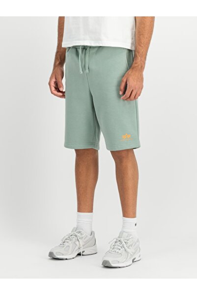 Alpha Industries Basic Short Small Logo Men's Green Shorts