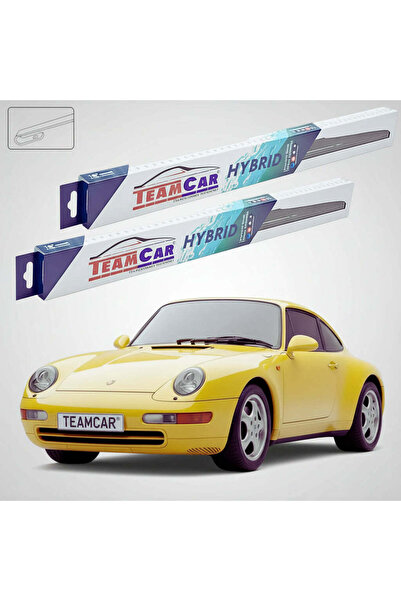 TEAMCAR Lamele ștergătoare Porsche 911 993 1993-1997 |   Set frontal hibrid –...