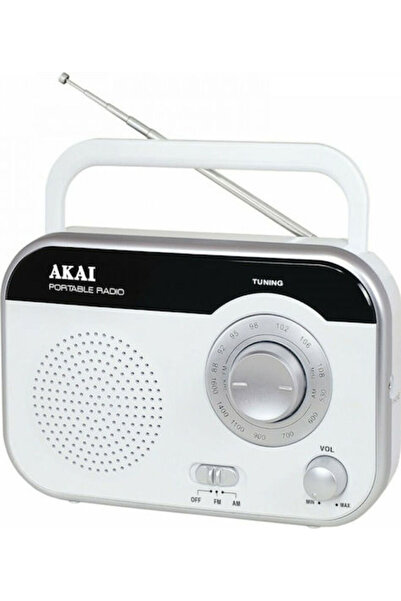 AKAI PR003A-410 Φορητό Ραδιόφωνο Ηλεκτρικό Λευκό