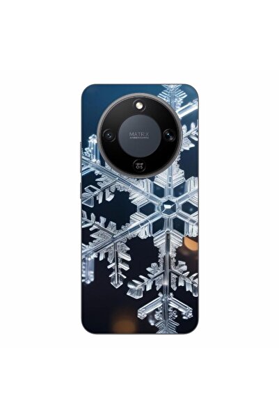 OEM Husa compatibila cu Honor Magic8 Lite Silicon Gel Tpu Model Big Snowflake