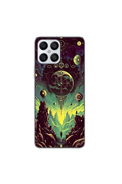 OEM Husa compatibila cu Honor X8 4G Silicon Gel Tpu Model Mystical Planet
