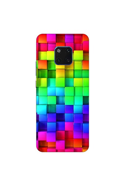 OEM Husa compatibila cu Huawei Mate 20 Pro Silicon Gel Tpu Model Colorful Cubes