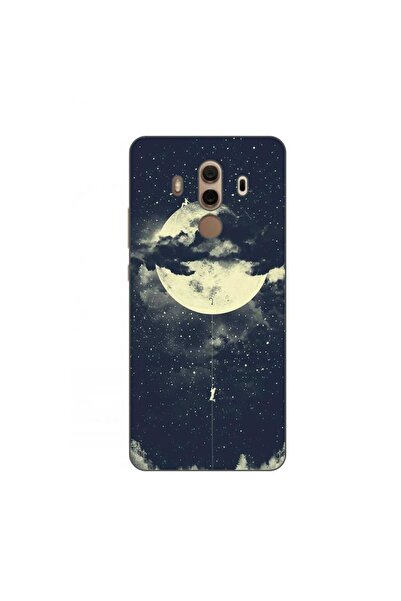 OEM Husa compatibila cu Huawei Mate 10 Pro Silicon Gel Tpu Model Moon Climbing