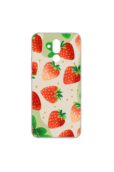 OEM Husa compatibila cu Huawei Mate 20 Lite Silicon Gel Tpu Model Capsuni Pat...