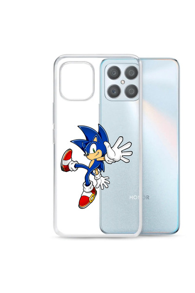 OEM Husa compatibila cu Honor X8 Silicon Transparenta Model Sonic