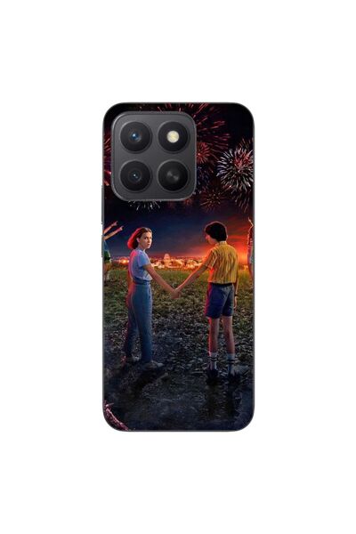OEM Θήκη συμβατή με Honor X8c Σιλικόνης Gel TPU Σχέδιο Stranger Things Πυροτε...
