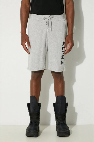 Alpha Industries Grey Men's Shorts