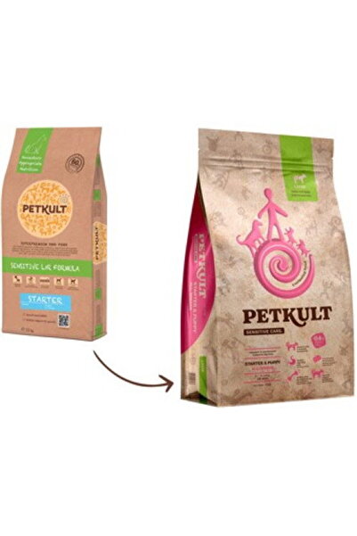 PetKult Hrana uscata pentru catei Sensitive Starter & Puppy Miel si Orez 1 kg