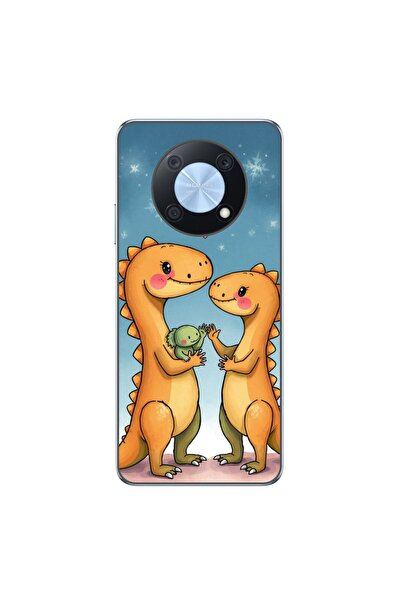OEM Husa compatibila cu Huawei Nova Y90 Silicon Gel Tpu Model Dino Cute Family