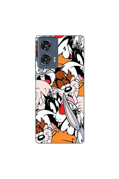 OEM Husa compatibila cu Motorola Edge 50 Fusion Silicon Gel Tpu Model Looney ...