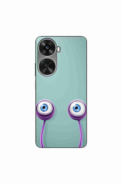 OEM Θήκη συμβατή με Huawei Nova 12 SE Σιλικόνης Gel TPU με σχέδιο Μάτια Σαλιγ...