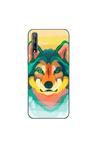 OEM Husa compatibila cu Huawei P Smart S Silicon Gel Tpu Model Desen Lup