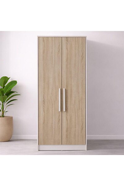 Danube Home Kentorp 2 Door Wardrobe | Sturdy Closet Clothes Storage Cupboard ...