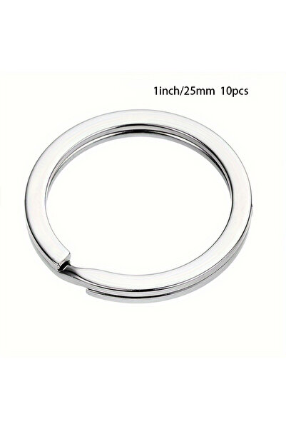 Choice 10pcs 10/20/40pcs Split Key Rings Keyrings, Key Rings Bulk, Flat Keych...