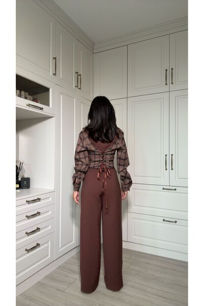 Atelier Carmen Babes Costum elegant maro