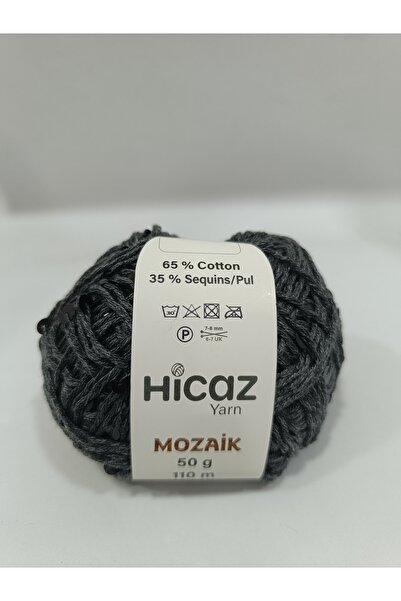 Pİ Yarn Hicaz Large Sequin Hand Knitting Yarn 50Gr