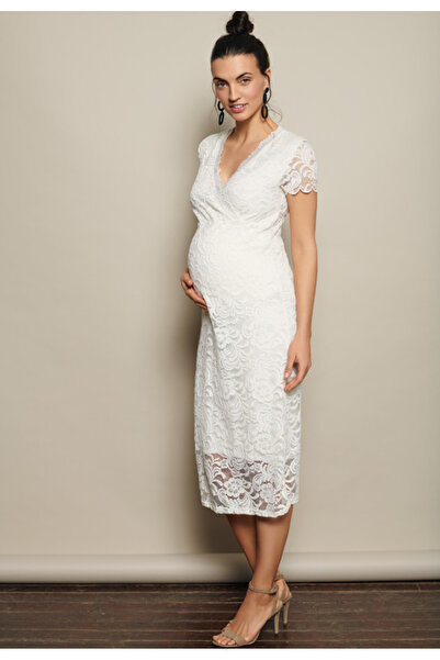 MAMALICIOUS Maternity and nursing dress for civil wedding Mivana Crossover