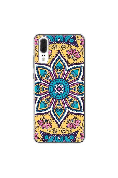 OEM Husa compatibila cu Huawei P20 Silicon Gel Tpu Model Mandala Twilight