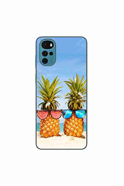 OEM Husa compatibila cu Motorola Moto G22 Silicon Gel Tpu Model Beach Pinneaples