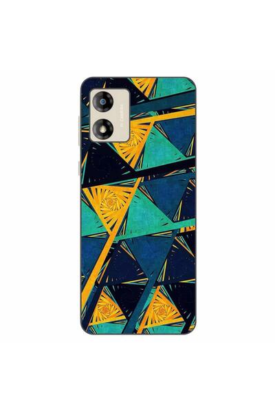 OEM Husa compatibila cu Motorola Moto E13 Silicon Gel Tpu Model Abstract Prism