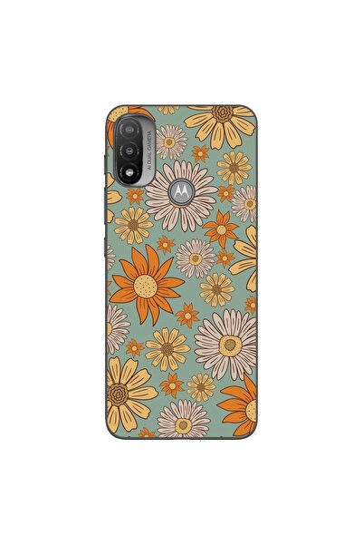 OEM Husa compatibila cu Motorola Moto E20 Silicon Gel Tpu Model Vintage Meadow