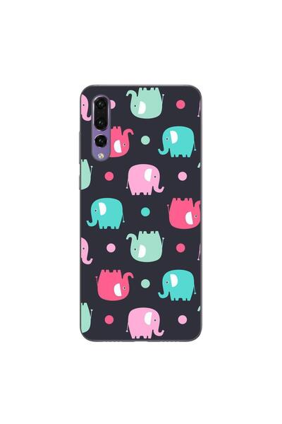 OEM Husa compatibila cu Huawei P20 Pro Silicon Gel Tpu Model Pattern Elefant