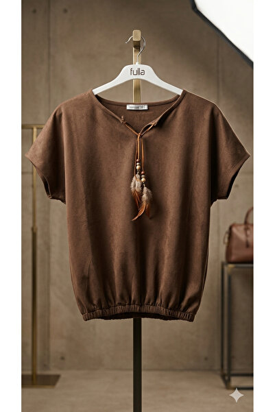 Sublime Butik Μπλουζάκι με φαρδιά μανίκια και ελαστική μέση, σε στυλ Νότιας Α...