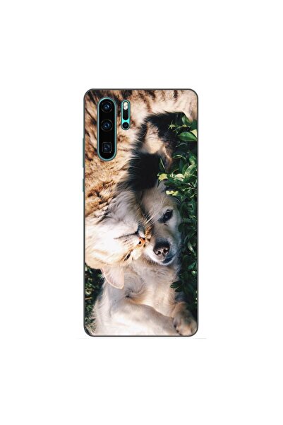 OEM Husa compatibila cu Huawei P30 Pro Silicon Gel Tpu Model Caine si Pisica