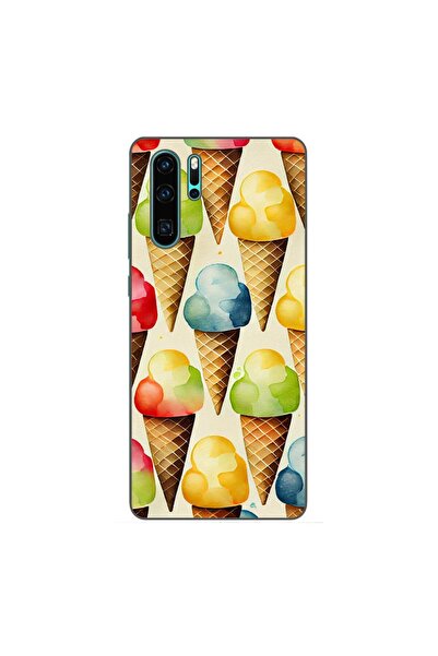 OEM Θήκη συμβατή με Huawei P30 Pro από σιλικόνη gel TPU με σχέδιο παγωτού