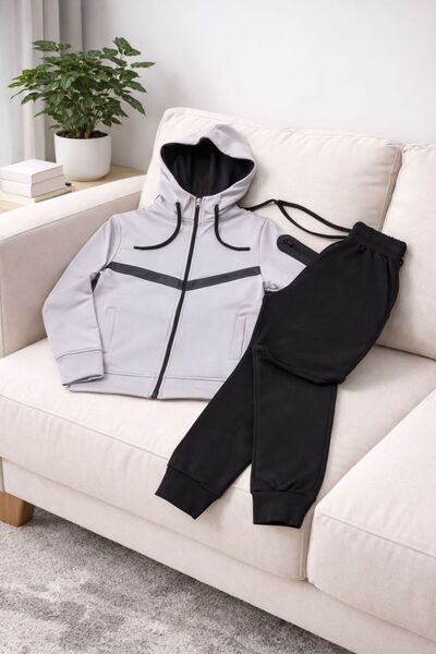 Ay Diver Fabric Hooded Track Suit Set